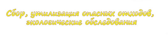Утилизация опасных отходов
